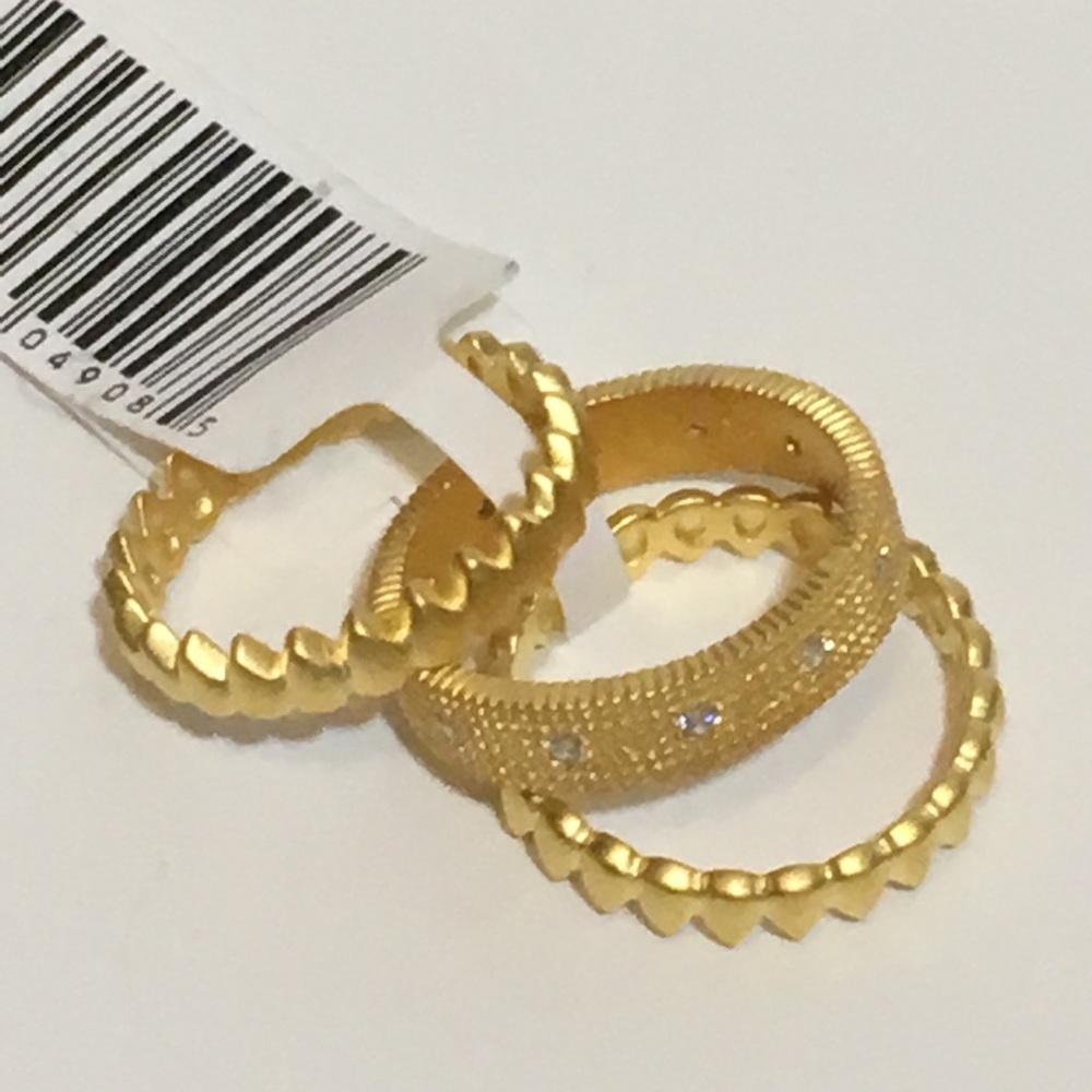 1 LEFT! Freida Rothman Crown Rings Sz 6 NWT - Picture 2 of 7